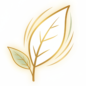 Naturally Pale-Golden Leaves