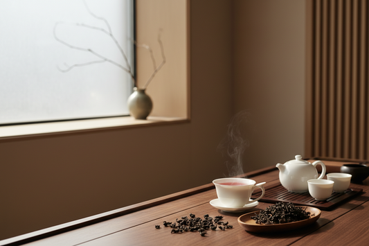 Traditional Chinese Tea Room or Modern Minimalist Tea Space