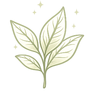 Rare albino cultivar icon for Baiye No. 1 white-leaf green tea.
