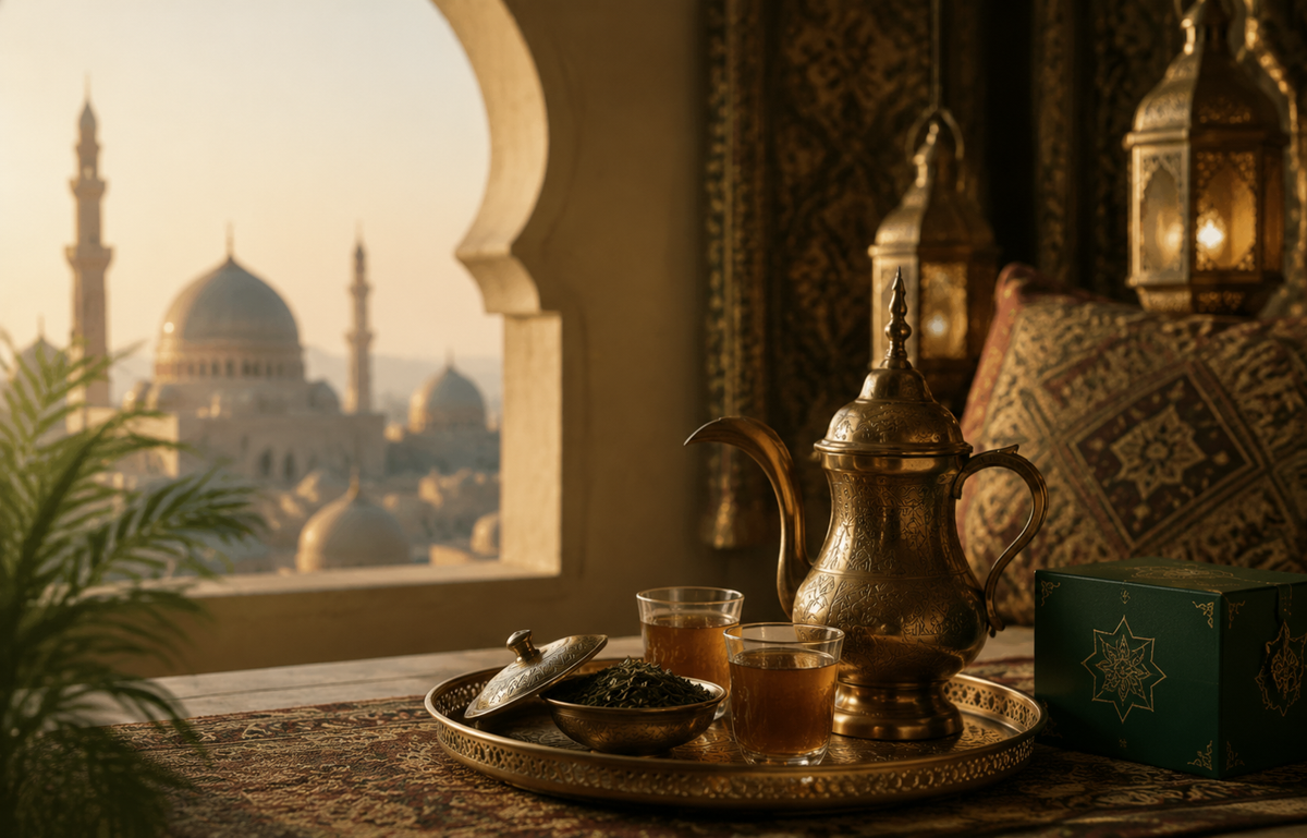 Traditional Chinese black tea experience with golden tea liquor, handcrafted tea ware and oriental tea culture