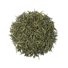 Premium Enshi Gongya Green Tea from Hubei, China, featuring delicate tea buds and slender loose leaves with a fresh green color and elegant appearance