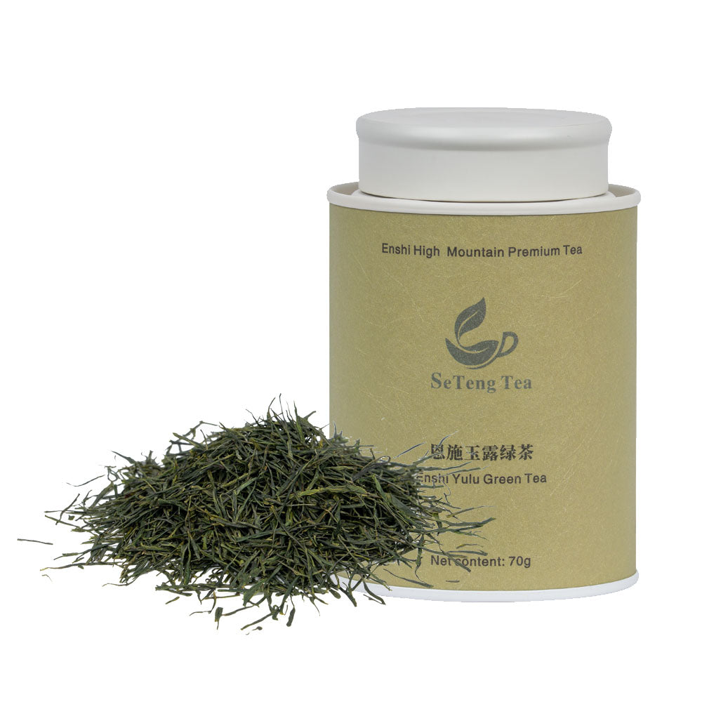 Enshi Yulu premium Chinese green tea with loose leaves