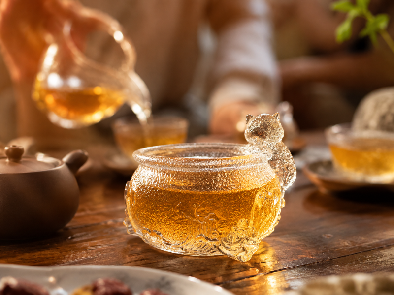 Sharing Tea with Friends