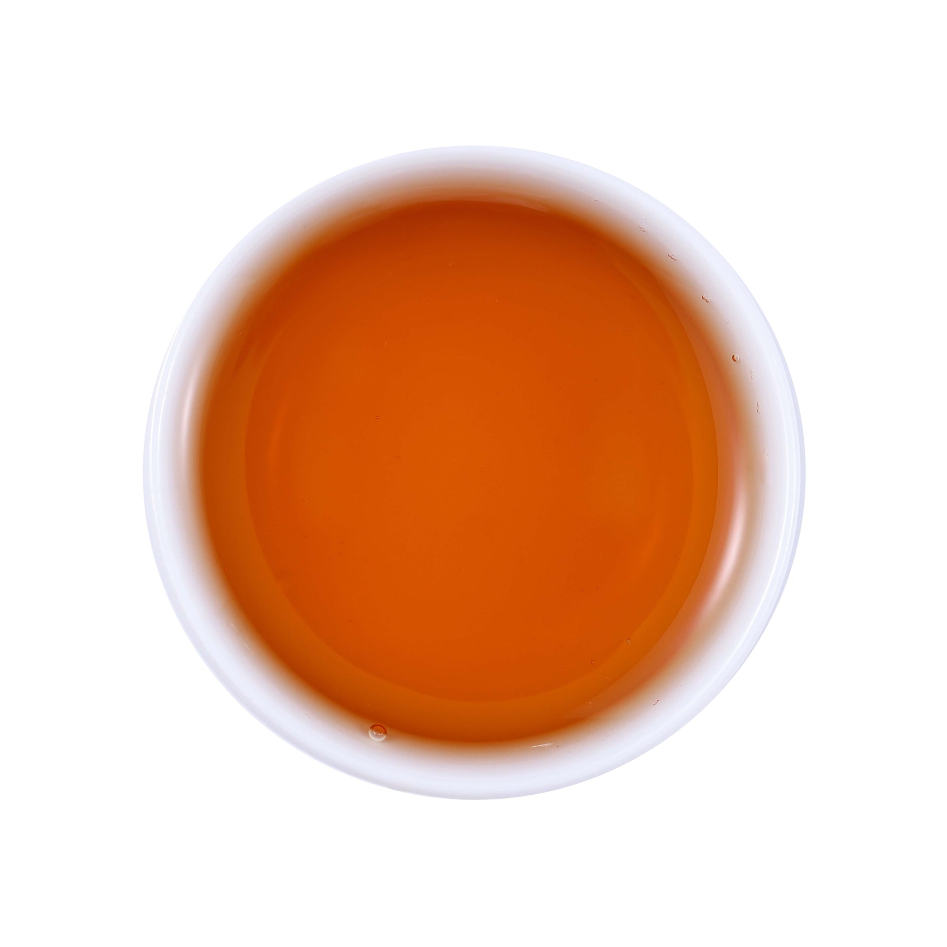High Mountain Selenium Black Tea brewed tea soup featuring a bright amber color and mellow black tea flavor from Hubei, China