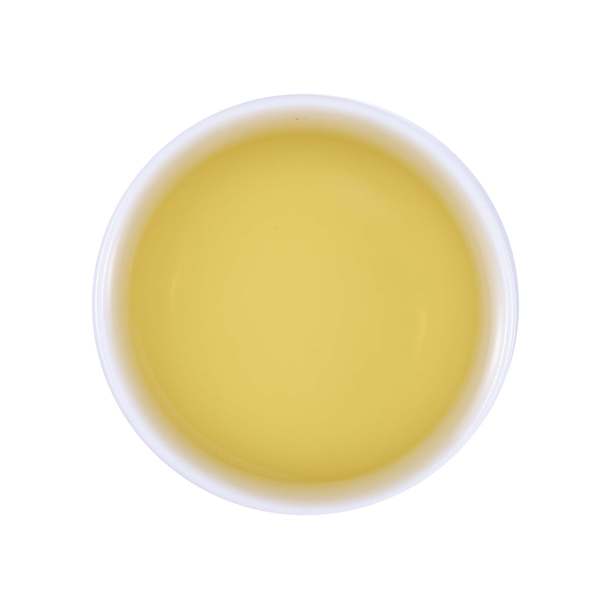 Laifeng Vine Tea Bud brewed tea soup showing a clear light yellow tea liquor with a fresh and delicate infusion from Enshi, Hubei, China