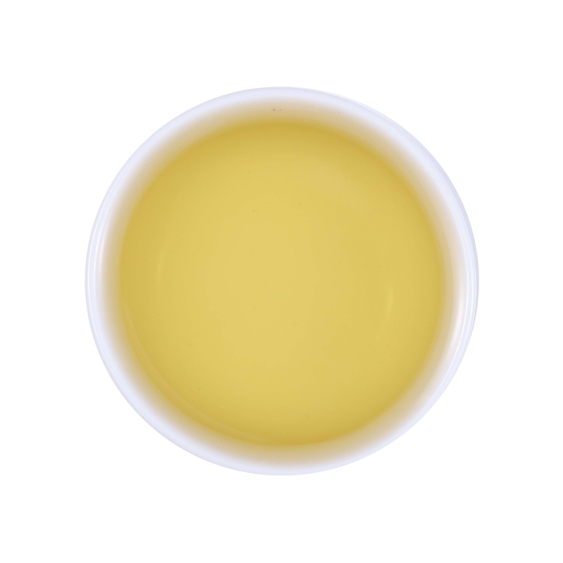 Laifeng Vine Tea Bud brewed tea soup showing a clear light yellow tea liquor with a fresh and delicate infusion from Enshi, Hubei, China