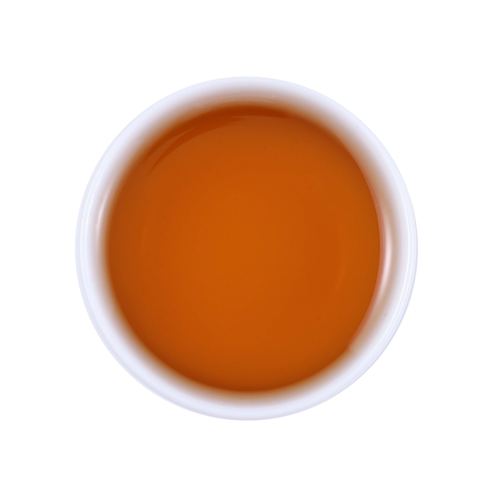 Laifeng vine tea large leaf brewed tea soup showing clear amber liquor color and natural herbal tea characteristics from Hubei, China