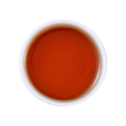 Lichuan Red Tea from the core origin area showing bright amber-red tea liquor with a smooth and rich infusion from Hubei, China